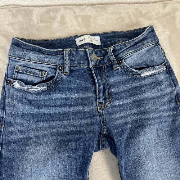 BKE Jeans Womens 26 Slim Fit Blue Denim Stella Bootcut Low Rise Y2K Preppy - Picture 2 of 12